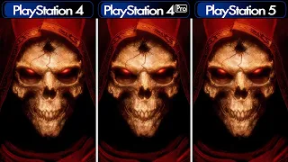 Diablo II: Resurrected - PlayStation 4/Pro & PlayStation 5 - Comparison & FPS