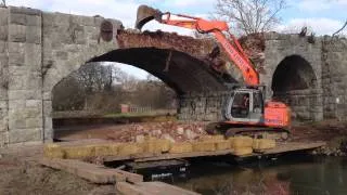 Pontryfydd Railway Bridge (Bodfari) - Demolition