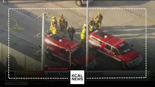 A listen to LAFD radio traffic moments after the Wilmington big rig explosion