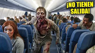 Una Rata Provoca Un Brote Zombie En Un Avión y  Los Pasajeros Quedan Atrapados | Resumen De Película