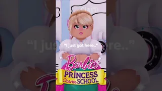 POV: You bump into Delancy at Princess Charm School #shorts #roblox #royalehigh #barbie #rh