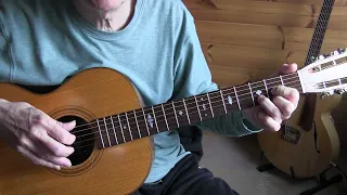 Dead Thumb Blues #1  - Acoustic Blues Lesson - TAB avl. open videodescr.