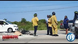 THE GLEANER MINUTE: Fiery bike crash...MoBay aftershock...New CMU council...Missing computers?