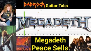 Peace Sells - Megadeth - Guitar + Bass TABS Lesson