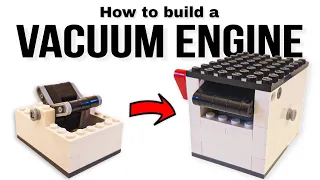 Testing a 8,100 rpm Lego Technic Vacuum Engine (instructions)