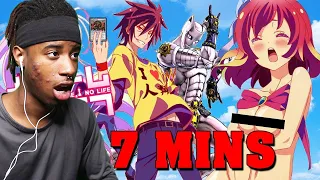 NEVER KNEW!! | No Game No Life IN 7 MINUTES  | REACTION