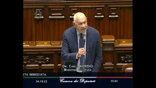 Question time Camera, il Ministro Nordio risponde all'interrogazione dei deputati Magi e altri