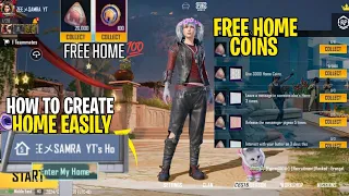 Get Free Home Coins | Home Shop Event | How To Create Own Home PUBGM