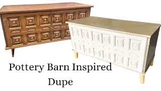 Pottery Barn Inspired Dresser Sausalito Dupe using Fusion Mineral Paint & Dixie Belle Paint