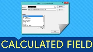 Pivot Table Excel Tutorial - CALCULATED FIELDS