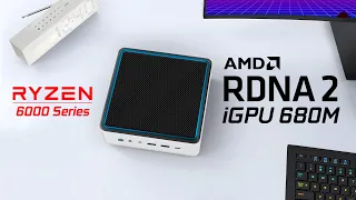 This Tiny PC Has The New AMD RDNA 2 iGPU! And It's Fast! Ryzen 6000 Mini PC Hands-On