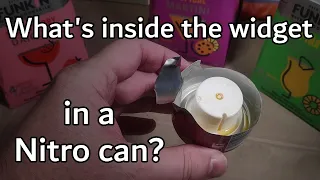 What's inside the widget in a Nitro can?