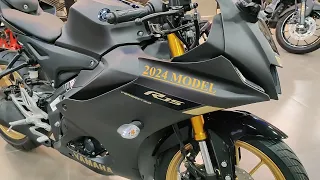 2024 New Launch Yamaha R15 V4 Dark Night E20 Model Review With All New Changes, New On Road Price🔥