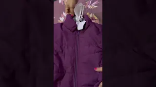 Winter ❄️ women🧥 jacket #decathlon #dwarka #womenjacket #shopping #purple #india #ytshorts #short