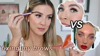 TRYING TO GET MODEL BROWS 4 WAYS | leighannsays | LeighAnnSays