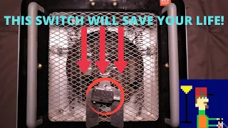 How to Repair a Bad Tip-Over Switch on a Space Heater. THIS CAN SAVE YOUR LIFE!!!