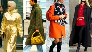 Winter 2024 Italian Street Style. The Most Gorgeous looks from Milan. Fashionable outfits