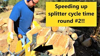 #236 Speeding up log splitter cycle time round #2! Tractor supply log splitter