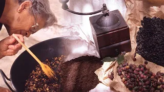 CAFÉ 100% artesanal. Del árbol a la taza: Recolección, tostado, molienda y elaboración | Documental