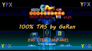 Super Metroid YPX 100% Tool-Assisted Speed run [no item fanfare version]