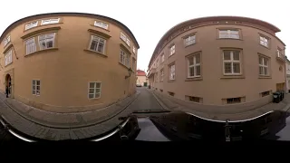 Mosaic 51 camera, 12K resolution 360 camera for mapping. Cloudy weather, Prague