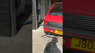 Peugeot 205 GTi turbo xu10j2te dyno run