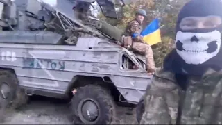 Ukraine Forces capture a Russian Osa-AKM 9A33BM TELAR surface-to-air missile system