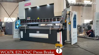 DurmaPress 160Ton 3200mm Hydraulic CNC Press Brake with Laser Protection for worker's safety