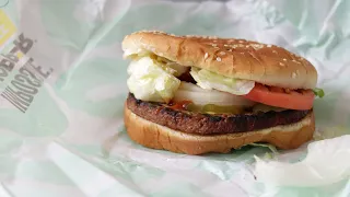 First Time Trying Burger King's Impossible Whopper | Does Fake Meat Taste Good?