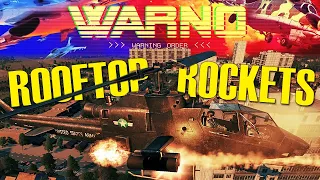 INCREDIBLE CITY FLYING as HELICOPTERS put FIREPOWER down range! | WARNO Gameplay