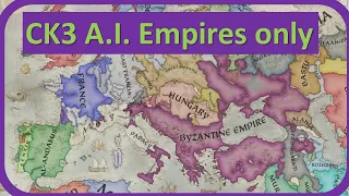 CK3 Timelapse AI Empires only