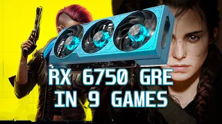 RX 6750 GRE 12 GB IN 9 GAMES