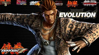 Eddy gordo Evolution tekken to tekken 7 1994 to 2020