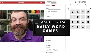 Squaredle and other daily games! - April 8, 2024