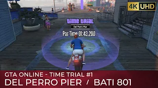 Del Perro Pier Time Trial - Bati 801 - GTA Online【4K】