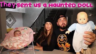 THEY SENT US A HAUNTED DOLL & THINGS STARTED TO GET WEIRD ft SHADIA & RANIA SARGI