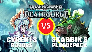 Warhammer Underworlds Battle Report: Cyreni's Razors vs Skabbik's Plaguepack