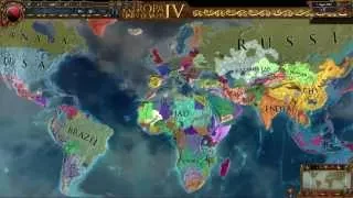 EU4: Alternative Future Timelapse 2015-2300s (Part One) HD