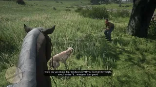 RDR2 -  I hate this kid, also why girl dog called boy