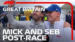 Vettel Congratulates Schumacher On His First F1 Points! | 2022 British Grand Prix