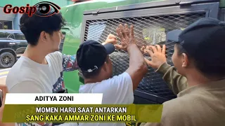 MOMEN HARU SAAT ADITYA ZONI ANTARKAN AMMAR ZONI KE MOBIL