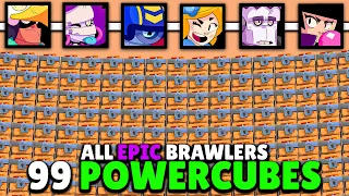Who Is The Best Epic Brawler With 99 Power-Cubes ?😨