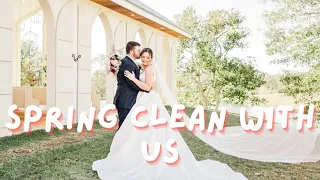Spring Clean With Us🌷💍 *hanging wedding pictures, cleaning*