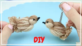 Как сделать Маленькую Милую Птичку из Ниток 🧶The Cutest Bird of Yarn Easy Making 🌟 DIY NataliDoma