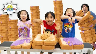 Ryan abre una Tienda de Sándwiches con sus Hermanas!