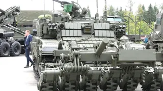 Обзор машины разминирования БМР-3МА «Вепрь» России