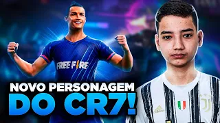 💙 FREE FIRE AO VIVO 💙 - NOVO PERSONAGEM CR7!!!? RUMO AO MESTRE!