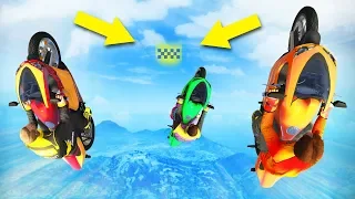 Beat The IMPOSSIBLE GLIDE Challenge! - GTA 5 Funny Moments