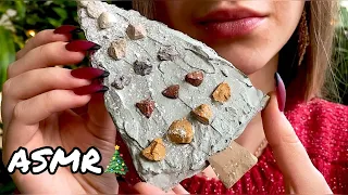 Хрустящая ёлка🎄// Crispy Christmas tree// ASMR TAPPING// ASMR CRUNCH