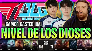 FAKER DUELO DE LOS DIOSES EN EL MSI *MUY ÉPICO!* | T1 vs BLG GAME 1 MSI SEMIFINAL 2023 LVP ESPAÑOL